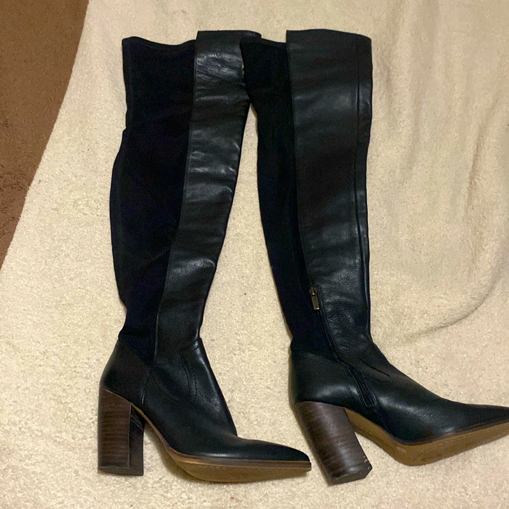 Vince camuto Stretch Back Over the Knee Boots